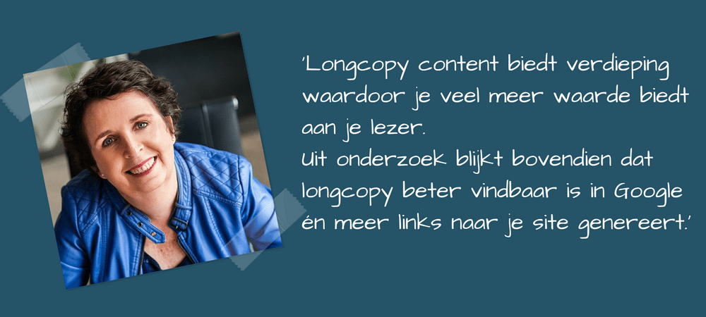 Longcopy heeft een aantal voordelen voor je contentmarketing