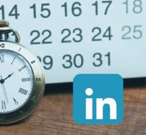 dagelijks posten op LinkedIn