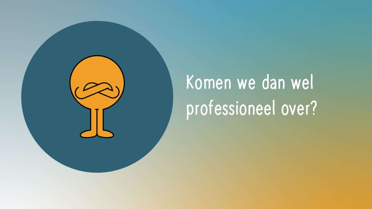 pionierende content is professioneel